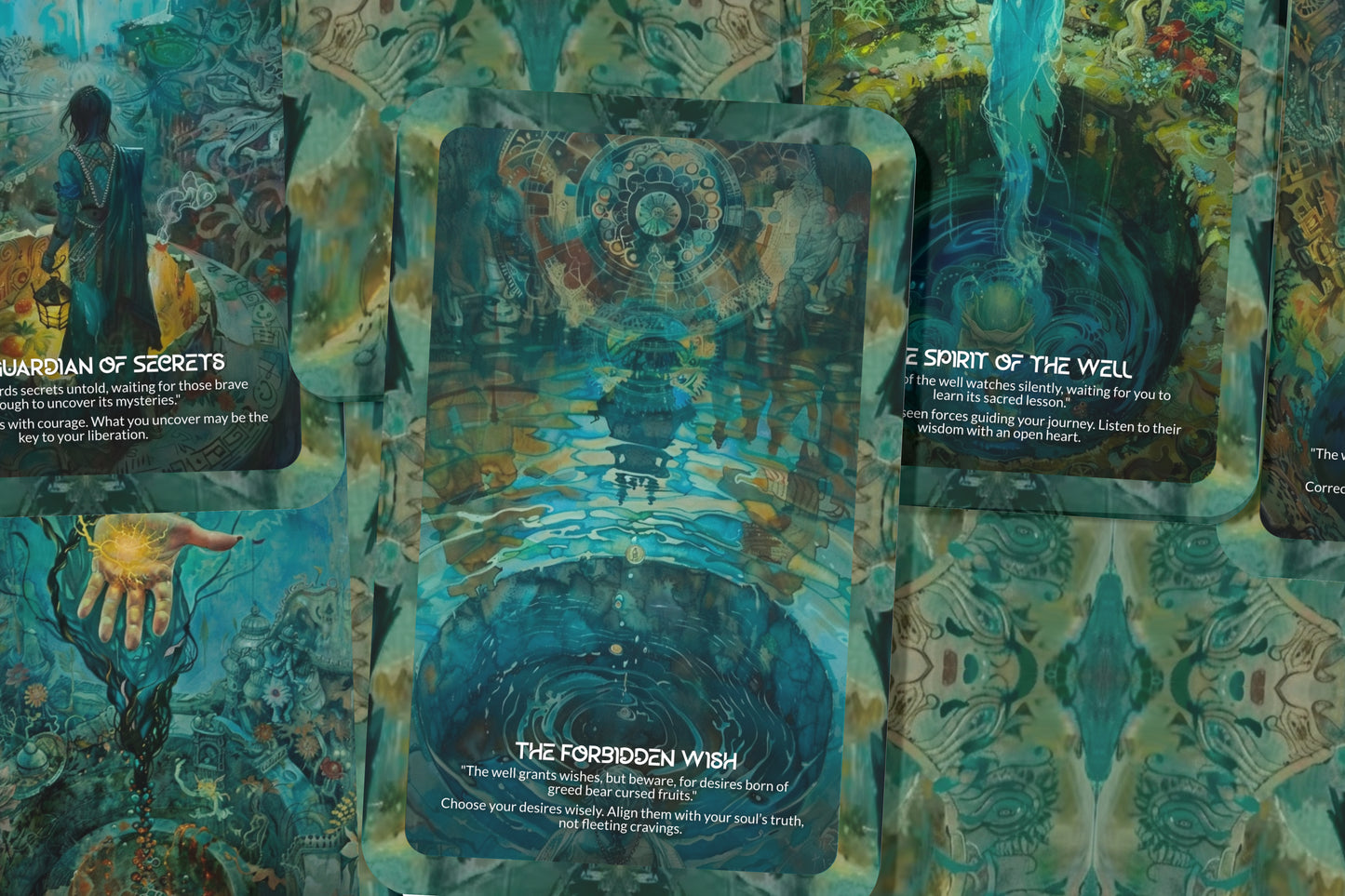 The Cursed Well of Lavasa – A Shadow Work Oracle Deck – 22 Oracle Cards – Maharashtra's Haunted Secrets