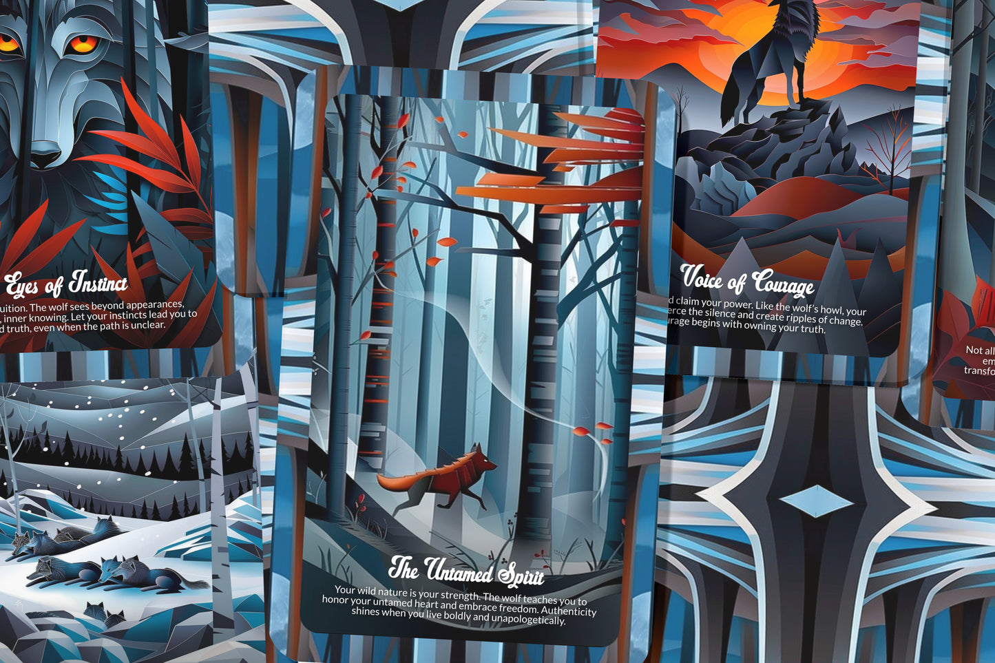 Call of the Wild – A Wolf Oracle - 22 Oracle Cards - Connect With the Spirit of Loyalty and Freedom