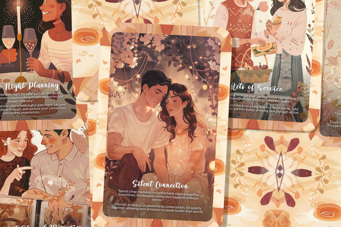 Couples Deepening Deck – Strengthen Your Relationship Bond – Intimacy, Trust & Growth 22-Card Deck