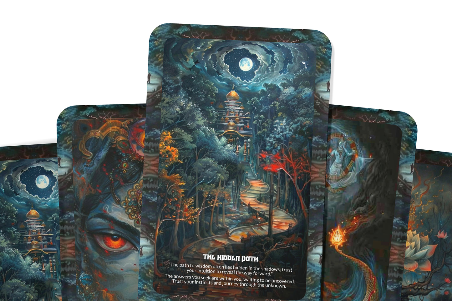 The Prophecy of Patal Bhairavi – A Dark Goddess Oracle Deck – 22 Oracle Cards – Andhra Pradesh’s Tantric Power