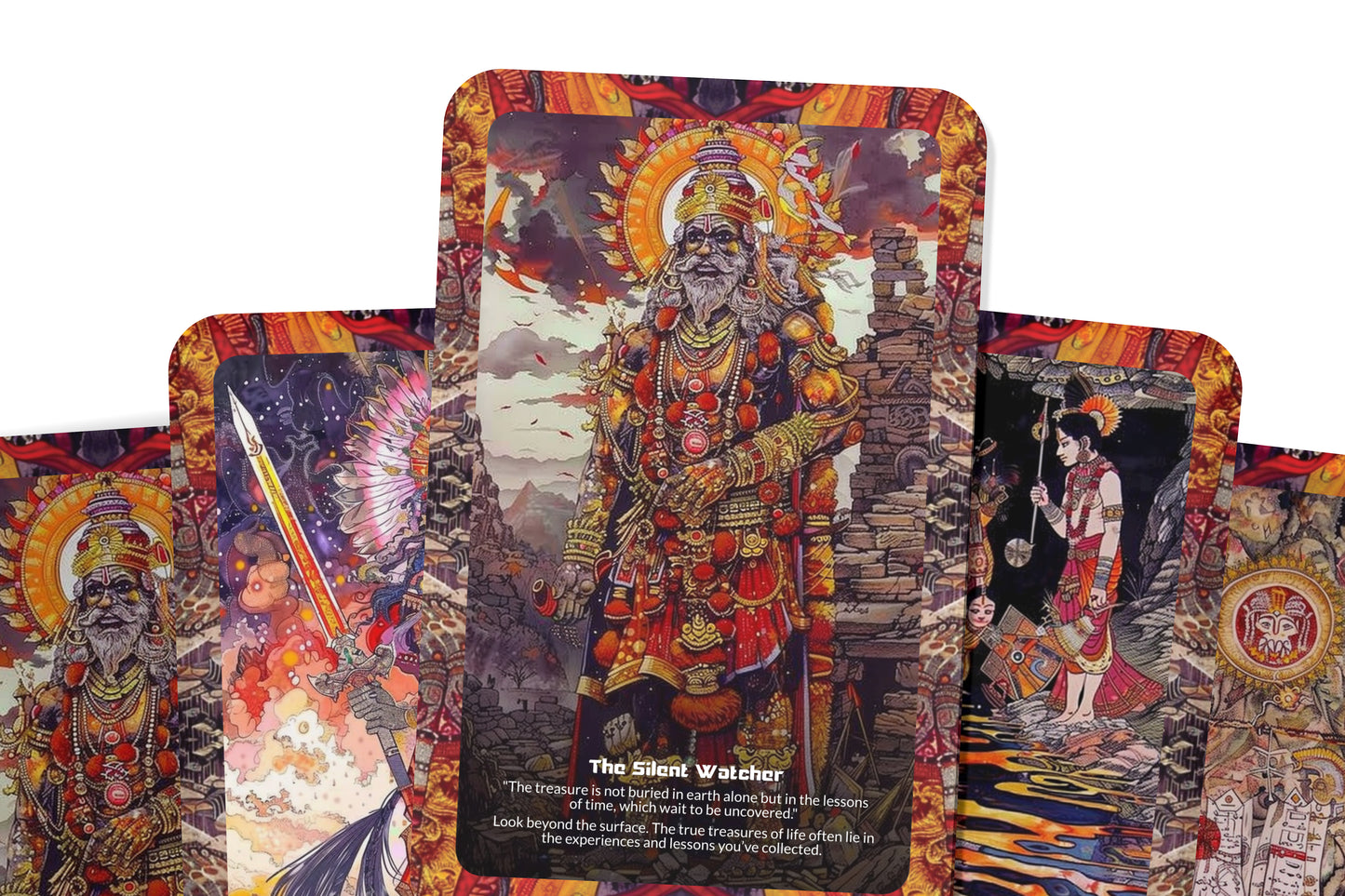 The Lost Treasure of Kalinga – A Sacred War Oracle Deck – 22 Oracle Cards – Odisha’s Spirit of Resistance