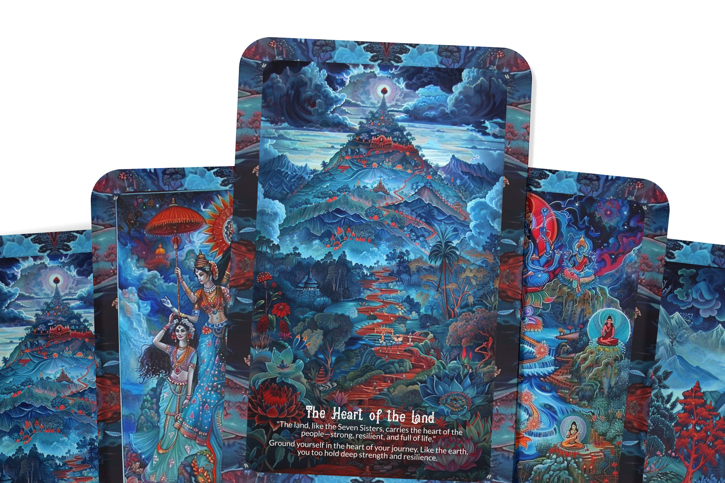 Seven Sisters’ Embrace Oracle: Connect with the celestial wisdom of the Seven Sisters with this 22-card deck, guiding you on a journey of self-love and spiritual growth.