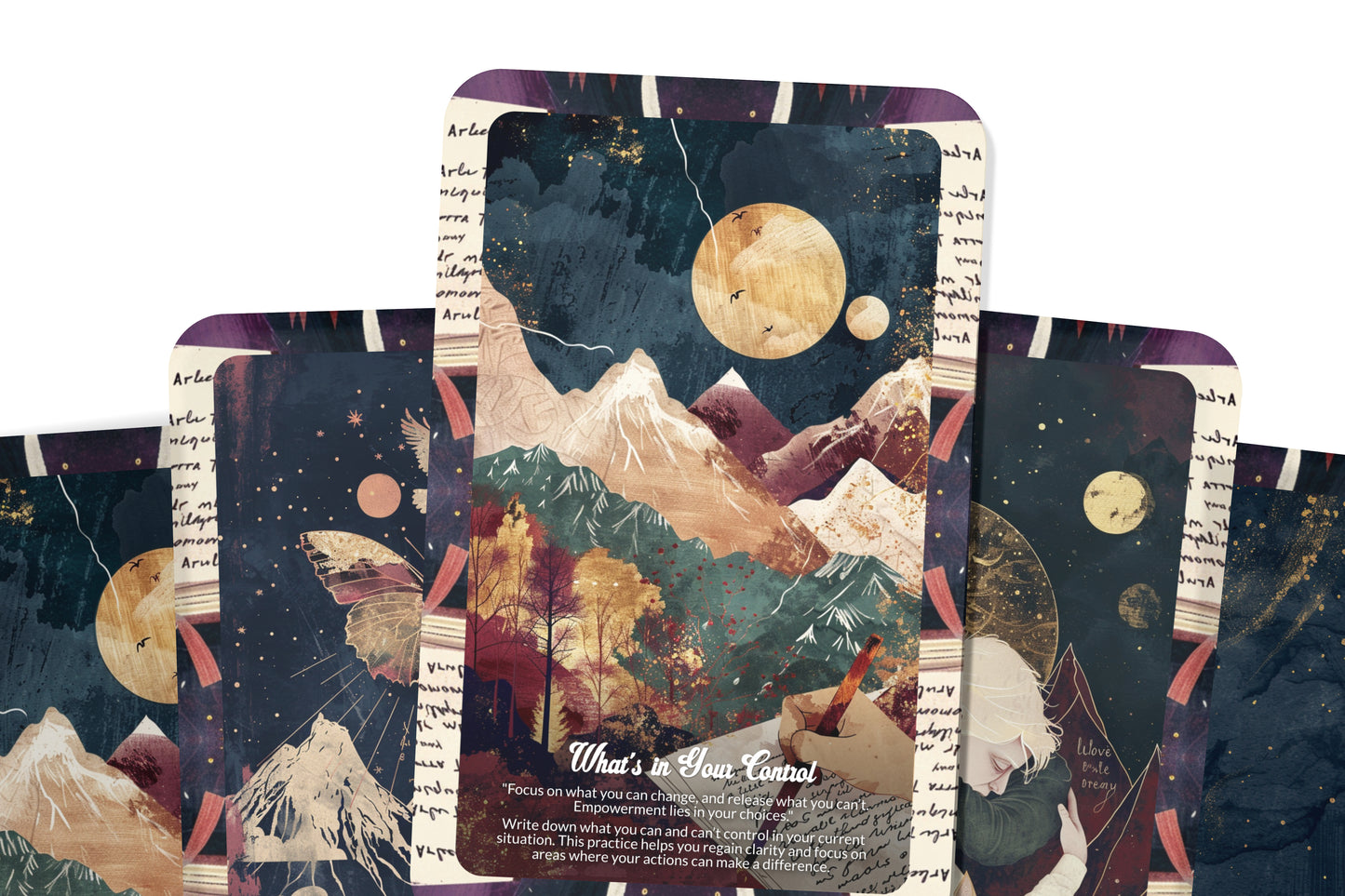 Resilience Builder Cards – Cultivate Inner Strength – Bounce Back From Life’s Challenges 22-Card Deck