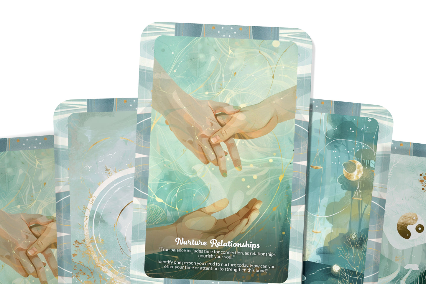 Equilibrium Life Balance Oracle – Find Harmony Within – Mind, Body & Spirit Alignment 22-Card Deck