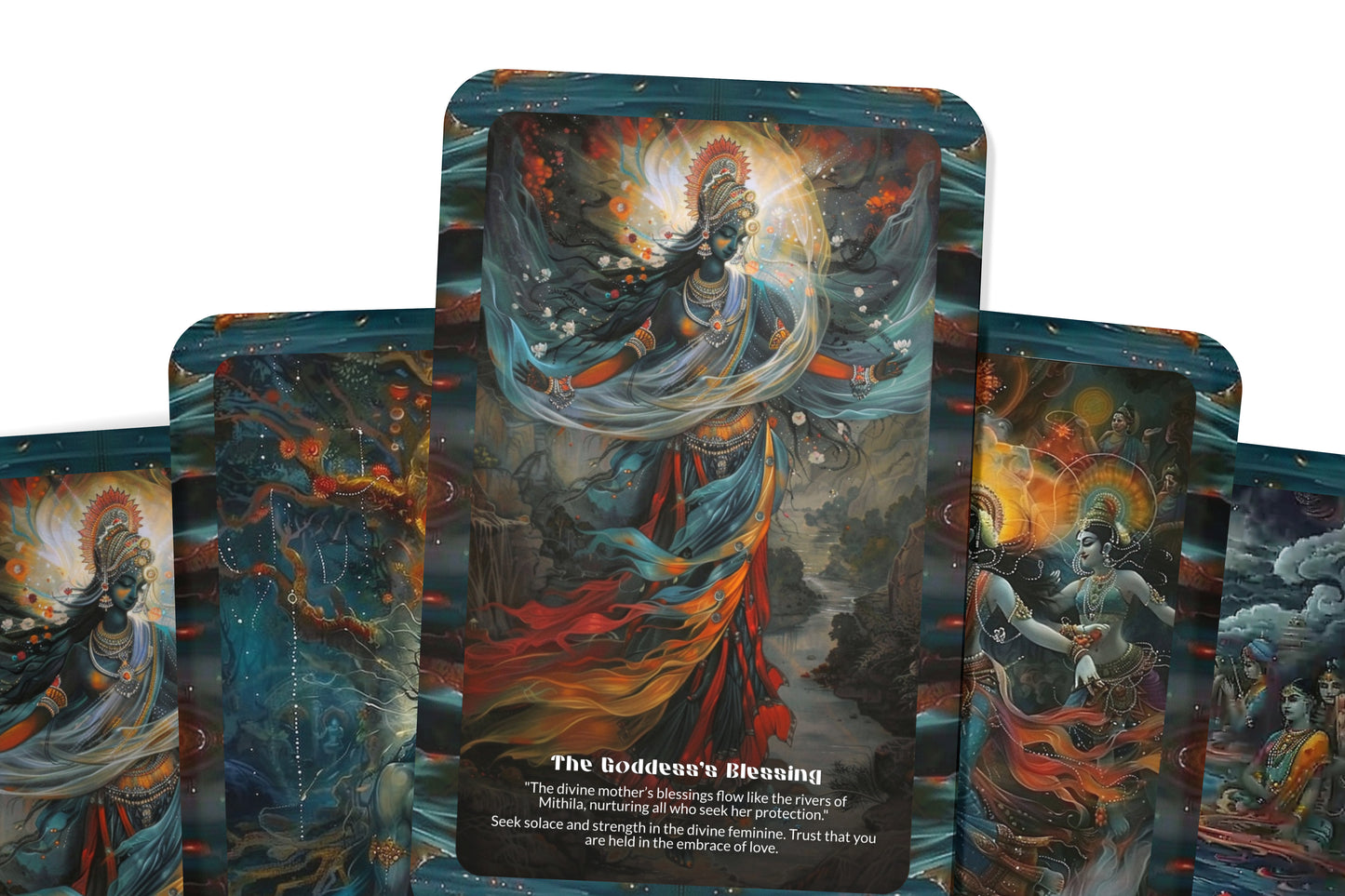 The Oracle of the Mithila Kingdom – A Divine Feminine Wisdom Deck – 22 Oracle Cards – Bihar’s Sacred Sovereignty