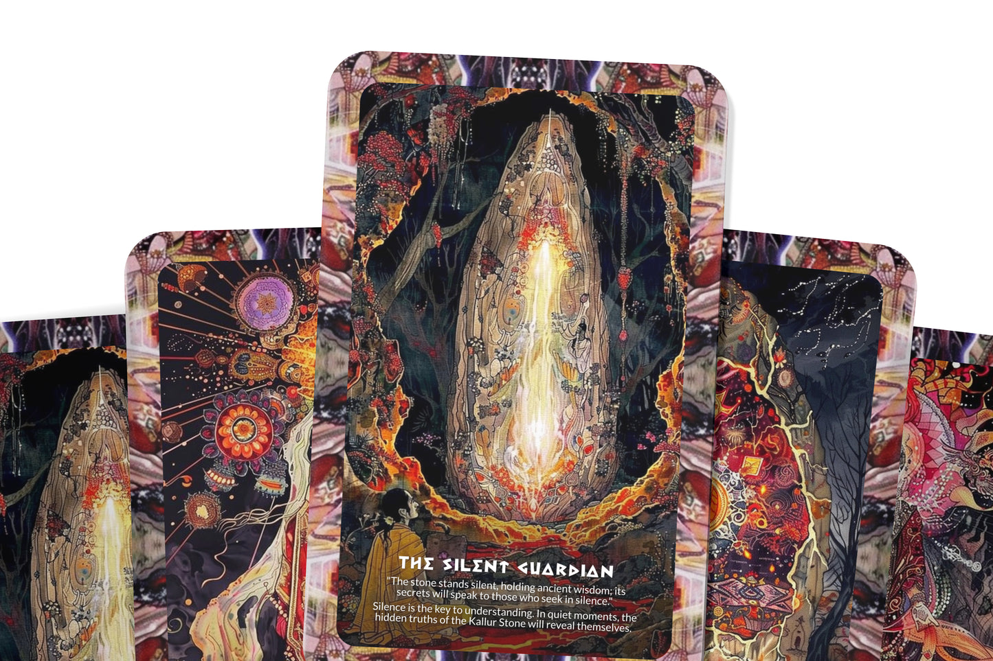 The Kallur Stone Mystery – A Forgotten Wisdom Oracle Deck – 22 Oracle Cards – Karnataka’s Sacred Enigma