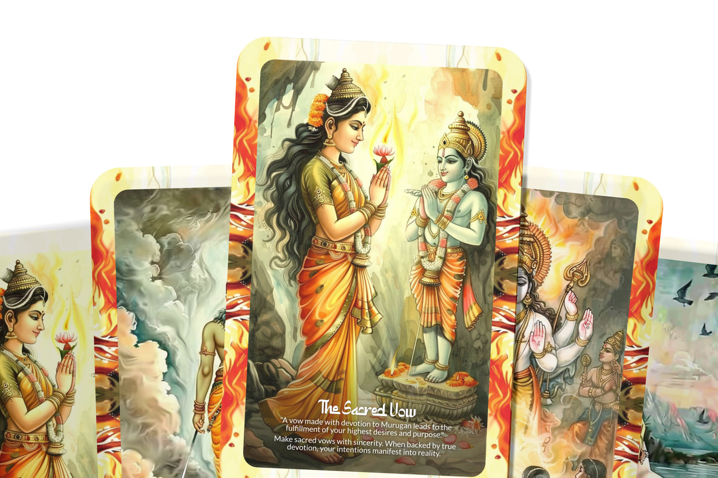 Sundara Murugan Oracle: Embark on a journey of spiritual growth and self-discovery with this 22-card deck, inspired by the divine wisdom of Sundara Murugan.