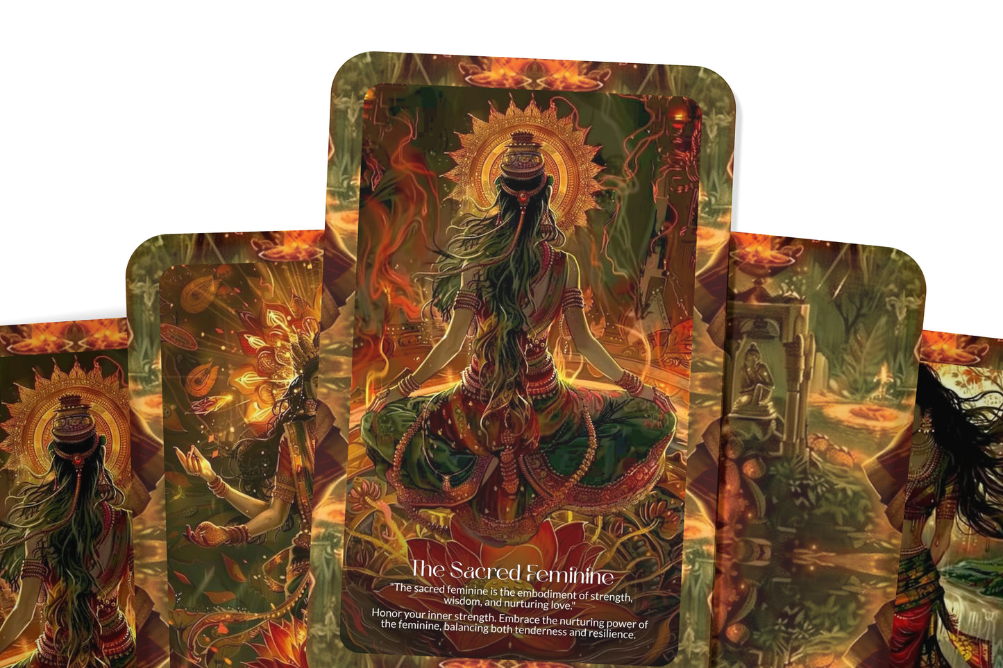 The Beauty of Nari Oracle: Celebrate the divine feminine with this 22-card deck, guiding you on a journey of self-love, empowerment, and spiritual growth.