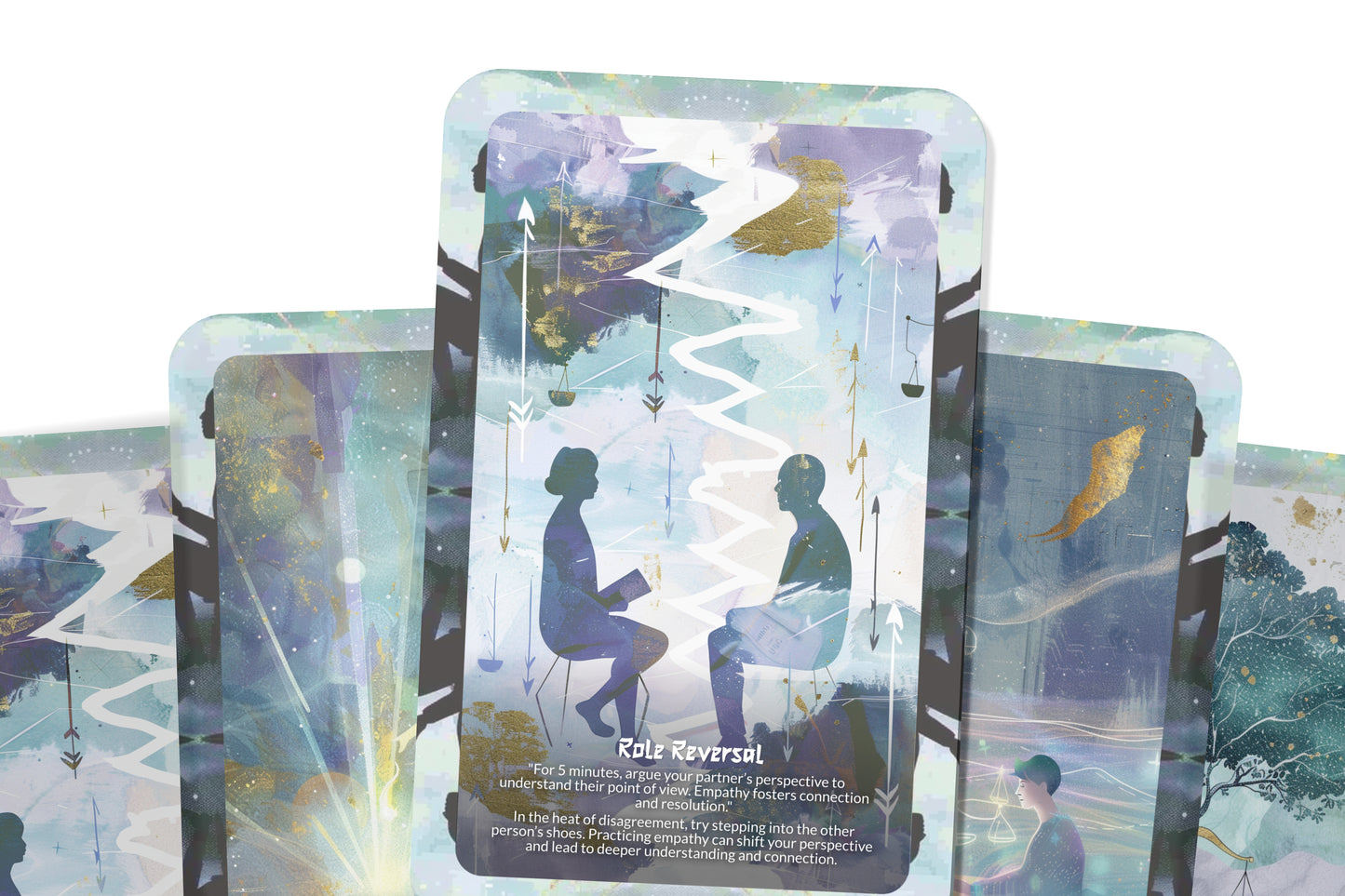 Conflict Harmony Cards – Turn Tension Into Understanding – Tools for Peaceful Communication 22-Card Deck