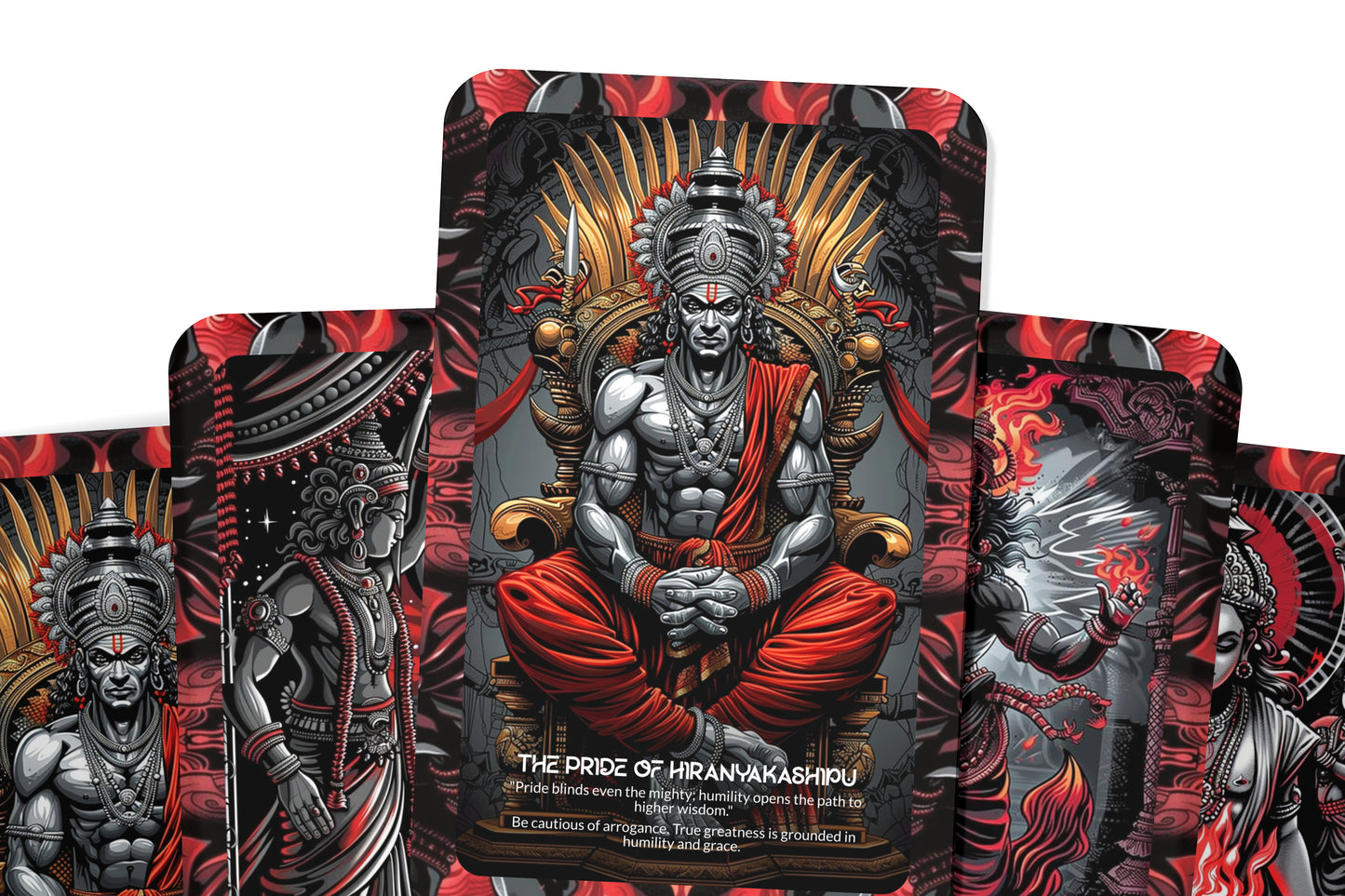 The Daitya Chronicles – A Mythic Demon Oracle Deck – 22 Oracle Cards – Tales of Asura Lineage