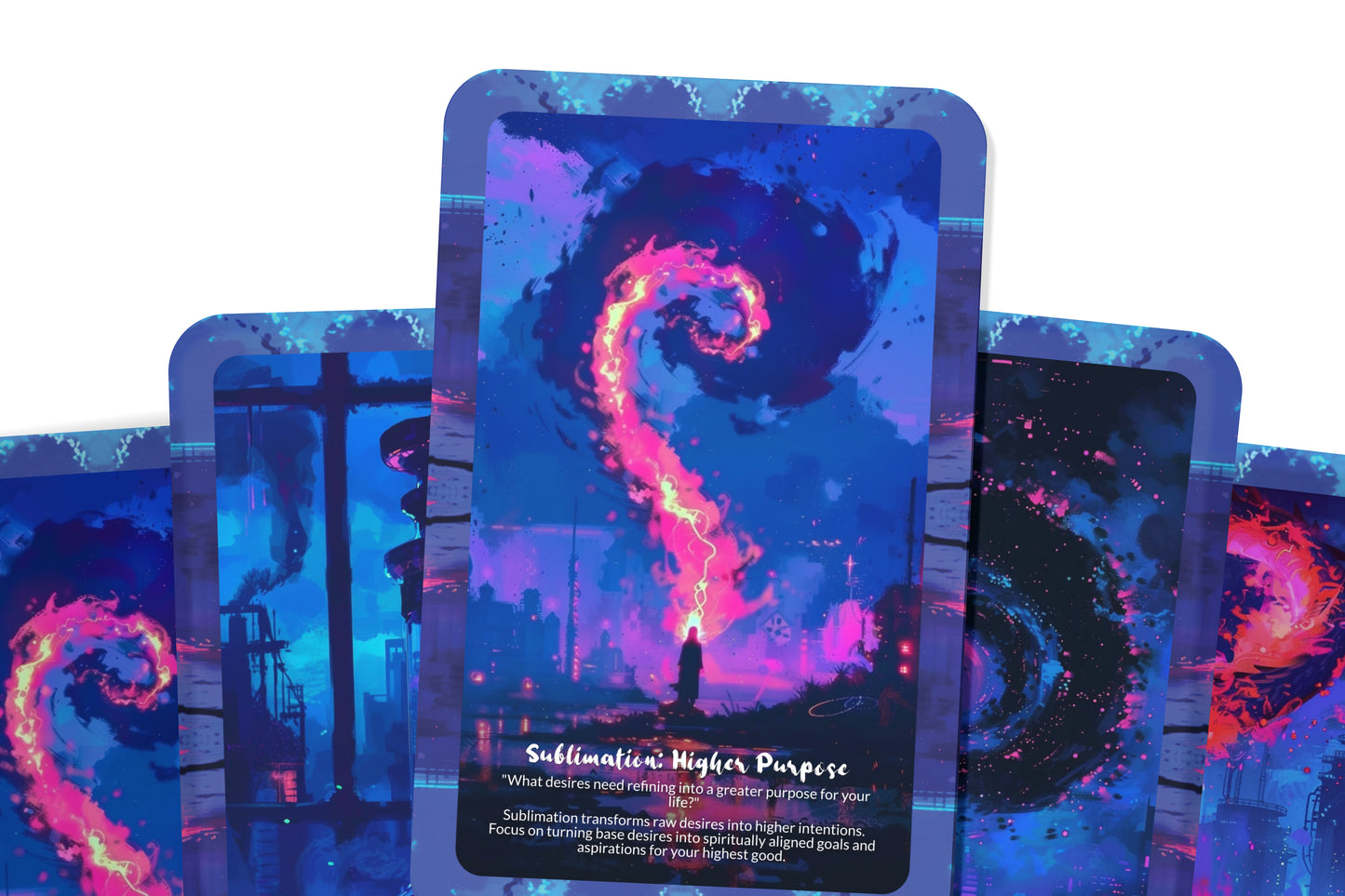 Alchemy of Transformation Oracle – Awaken Your Inner Alchemist – Spiritual Wisdom & Sacred Change 22-Card Deck