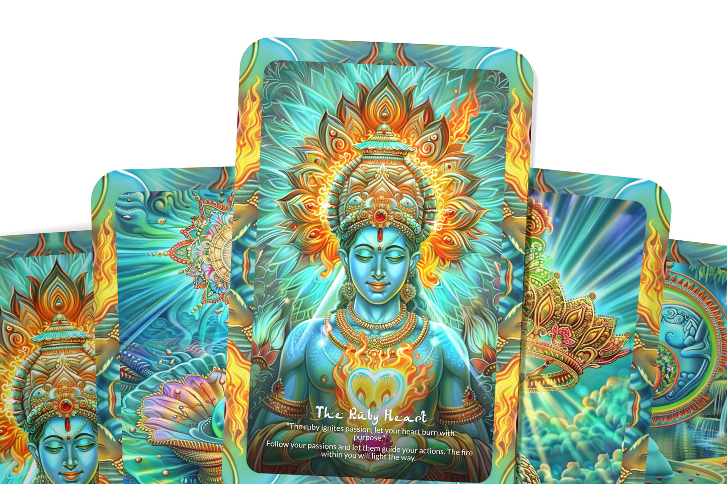 The Jewel of India – A Divine Beauty Oracle Deck – 22 Oracle Cards – Sacred Soul of Bharatvarsha