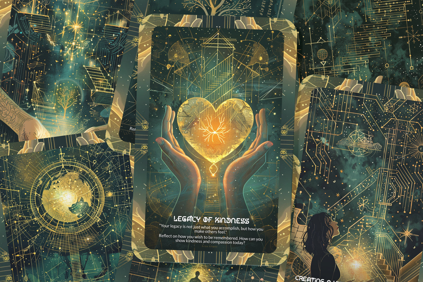 Purpose & Legacy Vision Deck – Live With Intention – Define Your Path & Life Mission 22-Card Deck