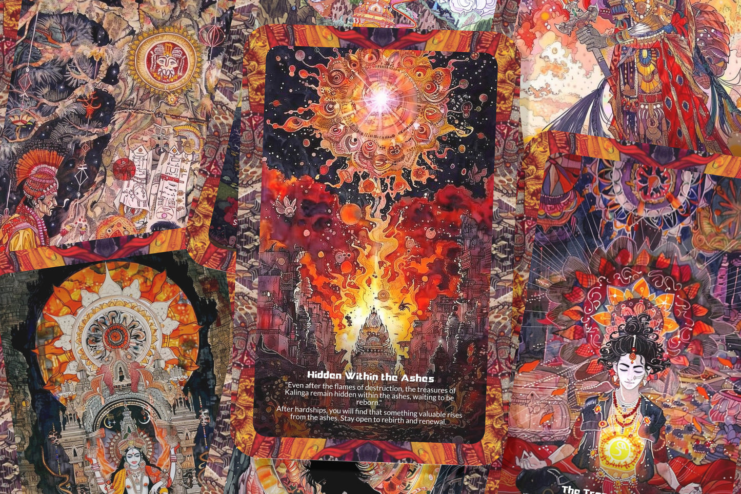 The Lost Treasure of Kalinga – A Sacred War Oracle Deck – 22 Oracle Cards – Odisha’s Spirit of Resistance