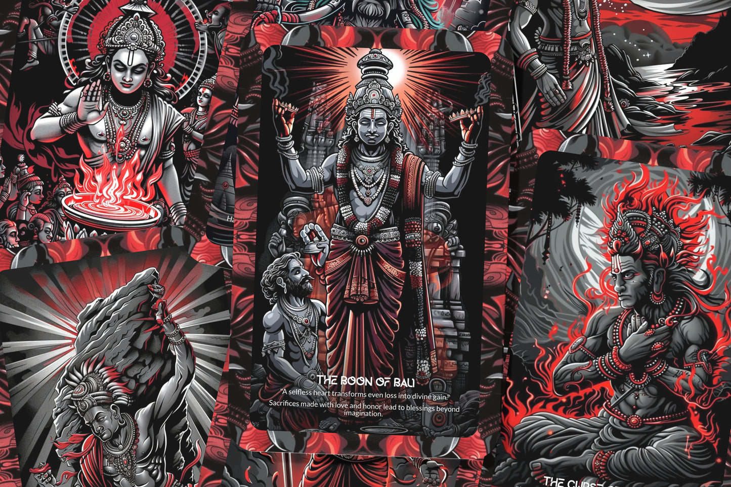 The Daitya Chronicles – A Mythic Demon Oracle Deck – 22 Oracle Cards – Tales of Asura Lineage