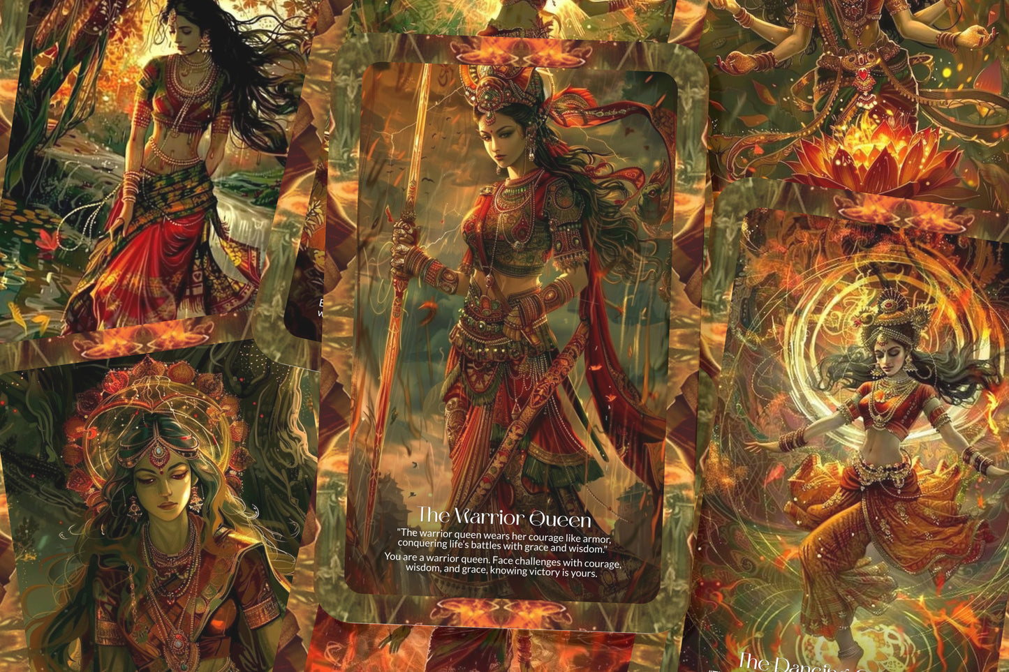 The Beauty of Nari Oracle: Celebrate the divine feminine with this 22-card deck, guiding you on a journey of self-love, empowerment, and spiritual growth.