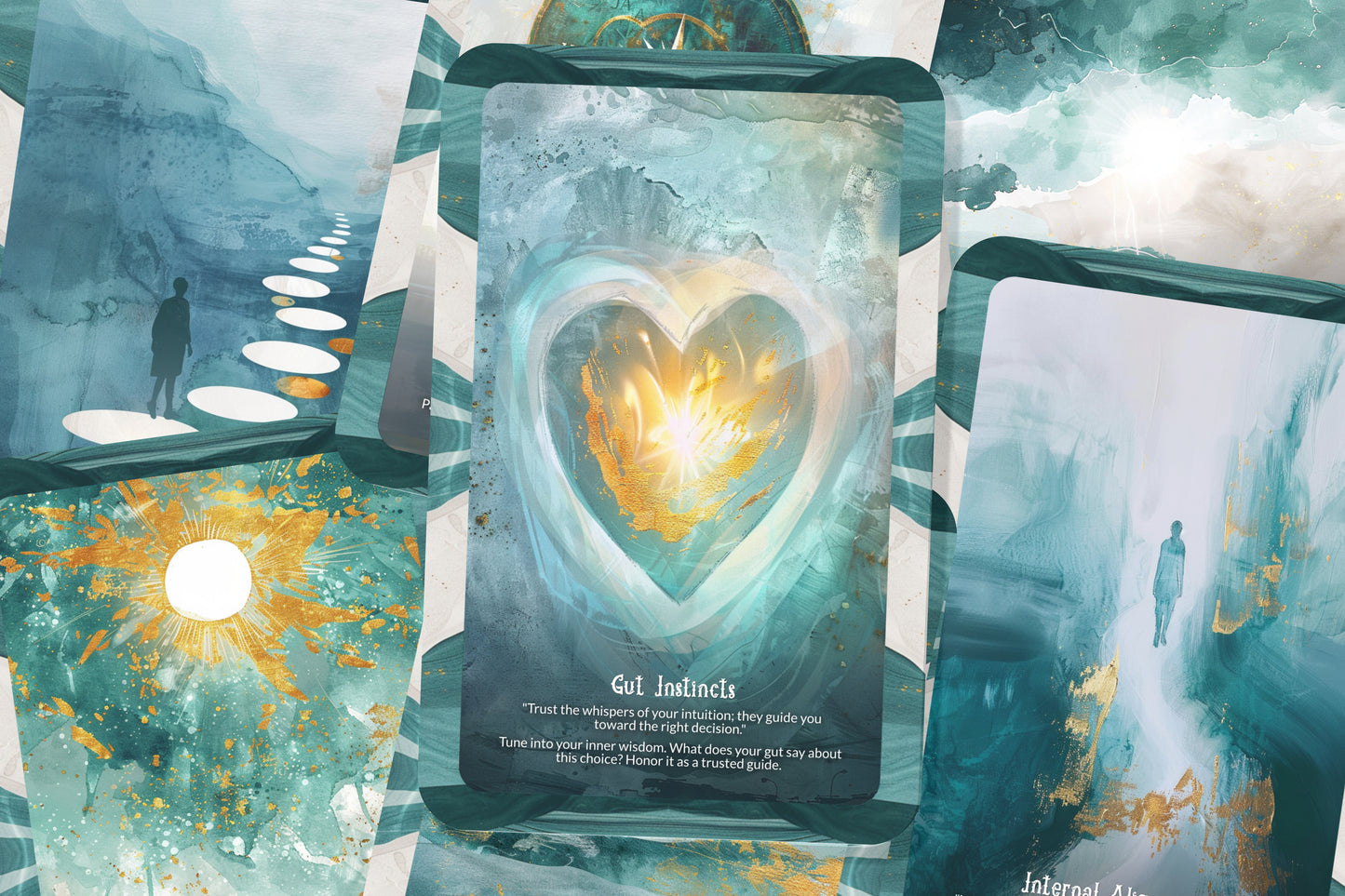 Aligned Decisions Insight Deck – Tune Into Inner Clarity – Make Empowered Choices 22-Card Deck