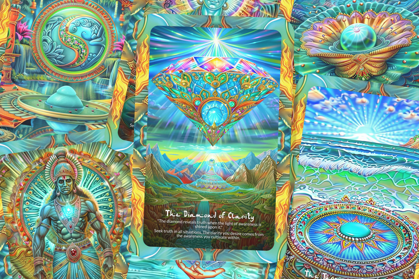 The Jewel of India – A Divine Beauty Oracle Deck – 22 Oracle Cards – Sacred Soul of Bharatvarsha