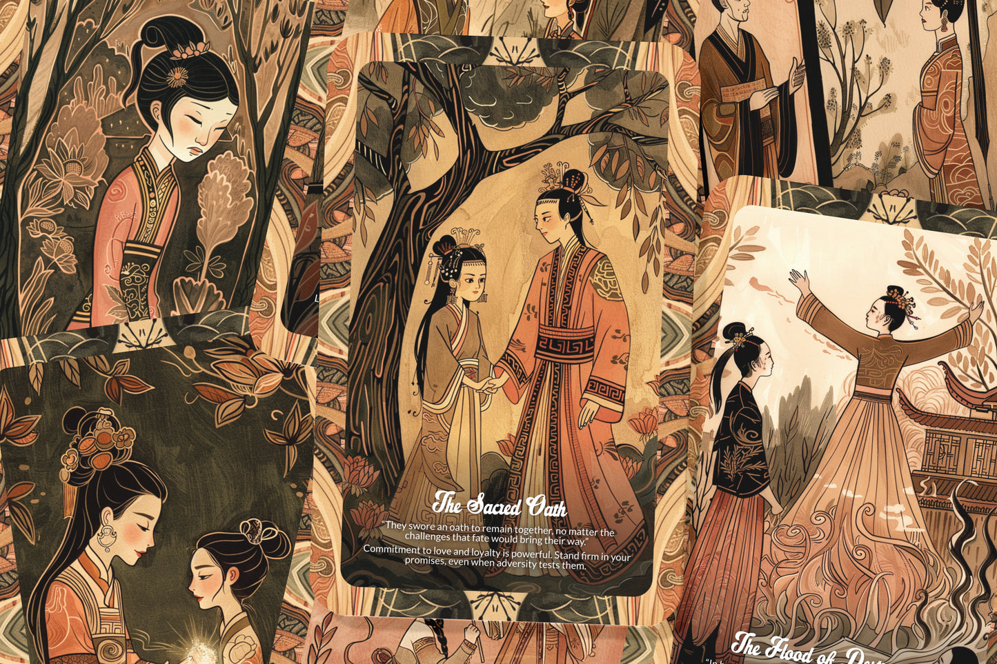 The Legend of the White Snake - 22 Oracle Cards - Explore Love, Transformation, and Spiritual Mysteries