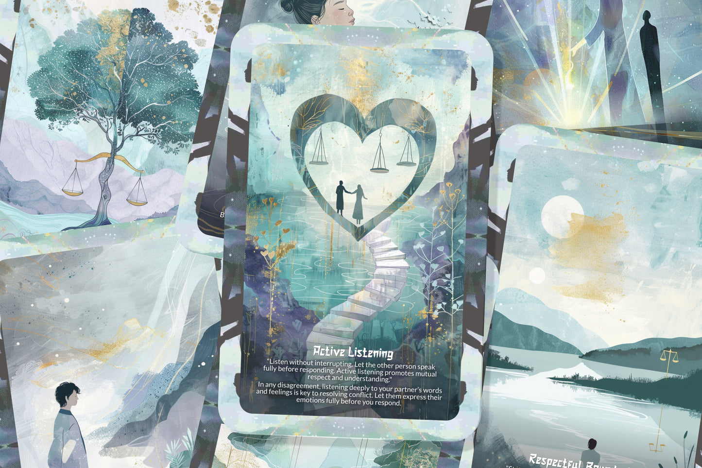 Conflict Harmony Cards – Turn Tension Into Understanding – Tools for Peaceful Communication 22-Card Deck