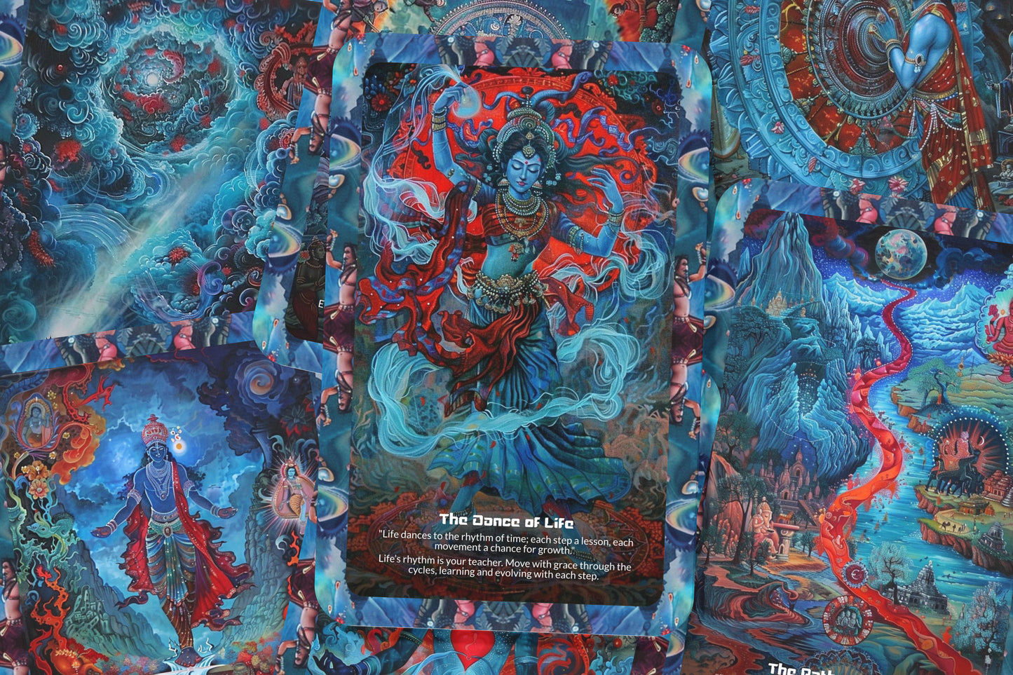 The Kalachakra Oracle – A Time Wheel Divination Deck – 22 Oracle Cards – Tantric Wisdom of the Cosmos