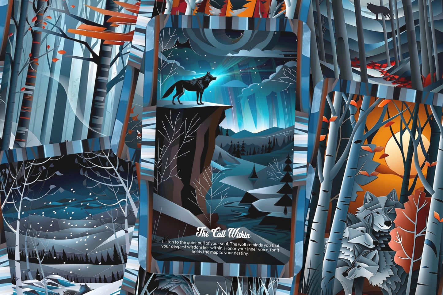 Call of the Wild – A Wolf Oracle - 22 Oracle Cards - Connect With the Spirit of Loyalty and Freedom