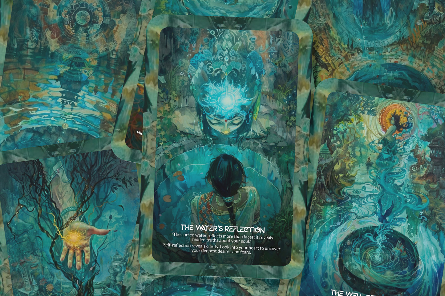 The Cursed Well of Lavasa – A Shadow Work Oracle Deck – 22 Oracle Cards – Maharashtra's Haunted Secrets