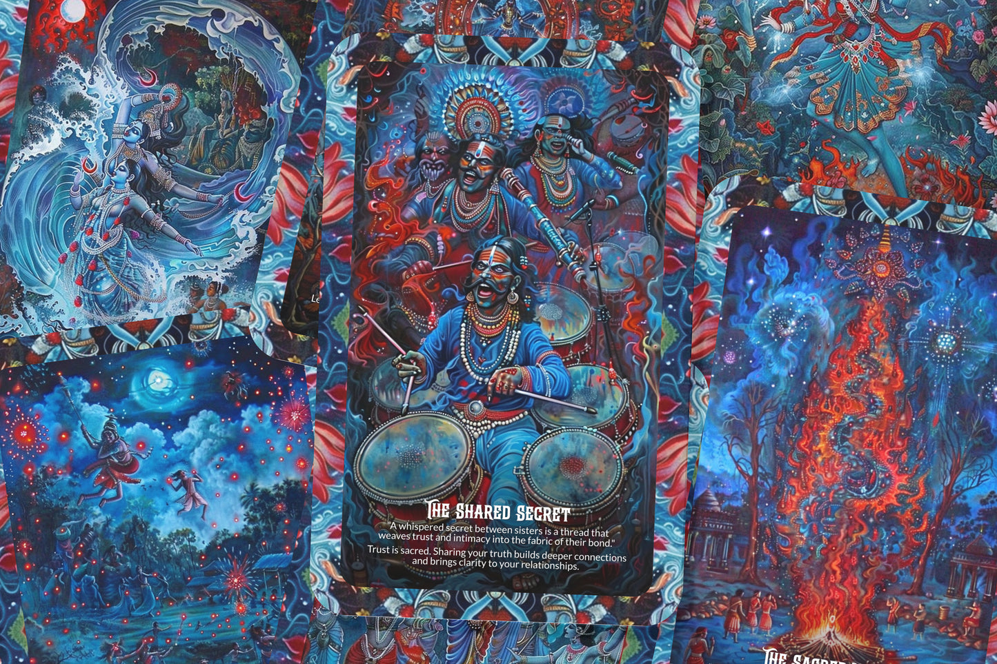 Sacred Sisterhood Oracle: Celebrate the power of feminine connection with this 22-card deck, nurturing sisterhood and inner wisdom.