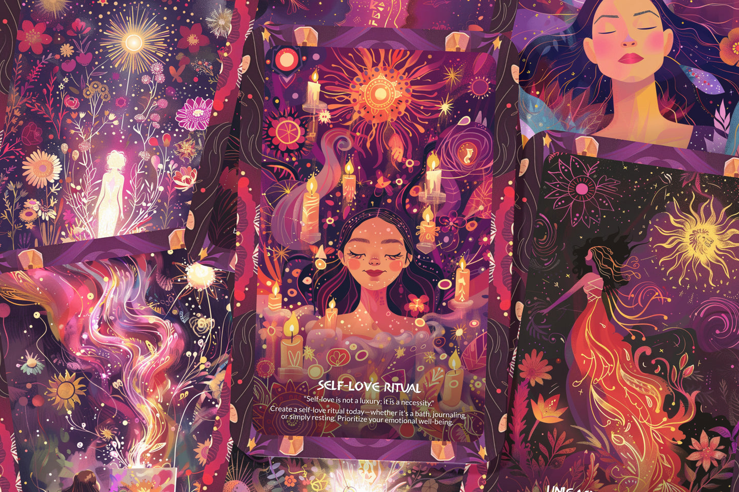 Empowered Woman Oracle – Embody Feminine Strength – Rise Into Your Power & Purpose 22-Card Deck