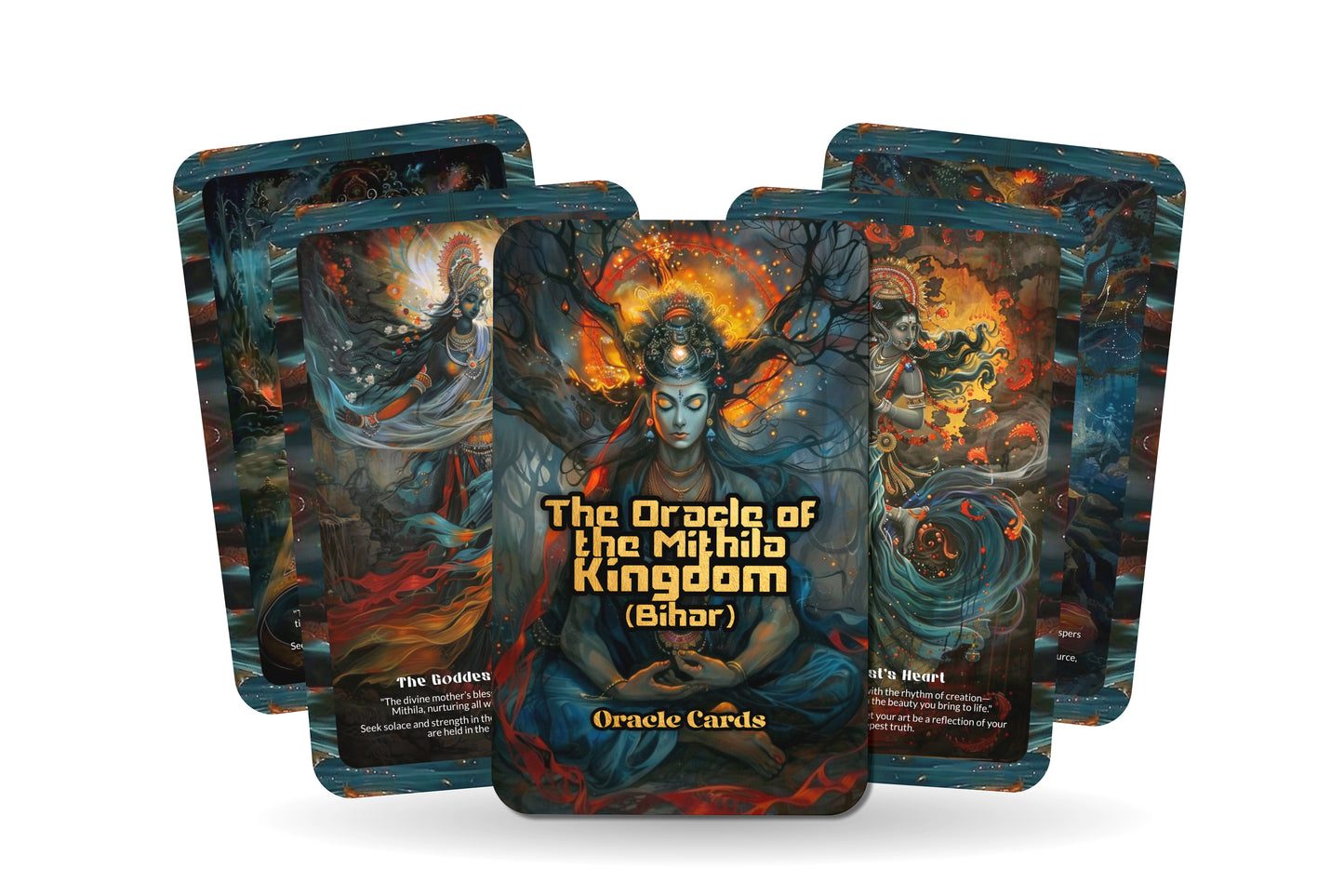 The Oracle of the Mithila Kingdom – A Divine Feminine Wisdom Deck – 22 Oracle Cards – Bihar’s Sacred Sovereignty