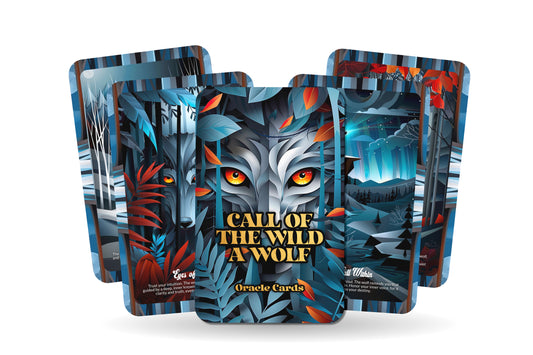 Call of the Wild – A Wolf Oracle - 22 Oracle Cards - Connect With the Spirit of Loyalty and Freedom