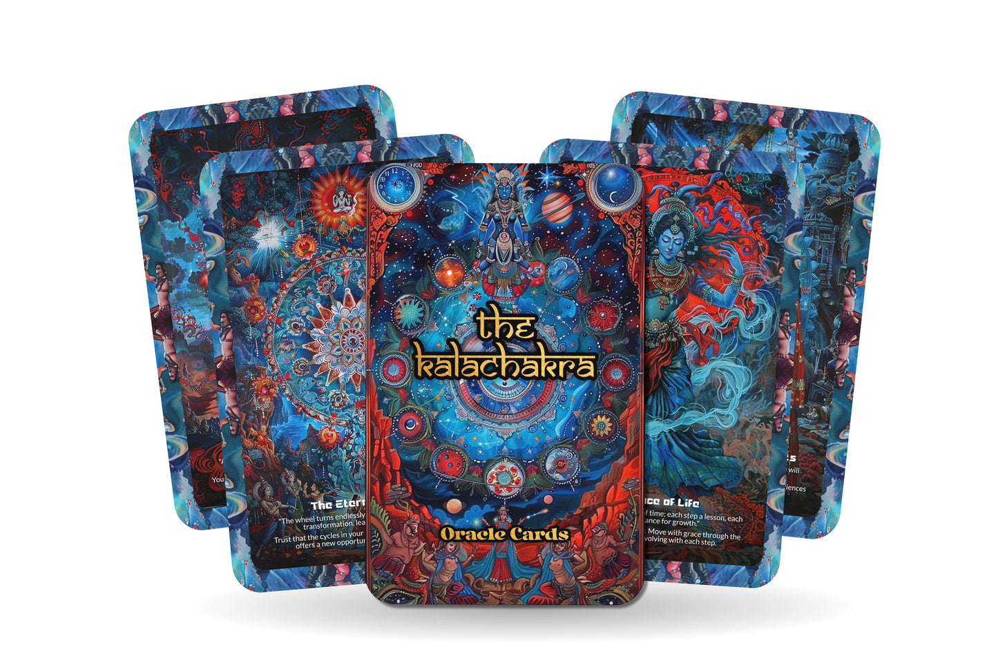 The Kalachakra Oracle – A Time Wheel Divination Deck – 22 Oracle Cards – Tantric Wisdom of the Cosmos