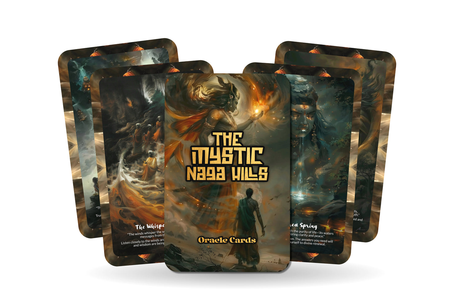 The Mystic Naga Hills Oracle – A Sacred Geography Divination Deck – 22 Oracle Cards – North East India’s Spirit Realm