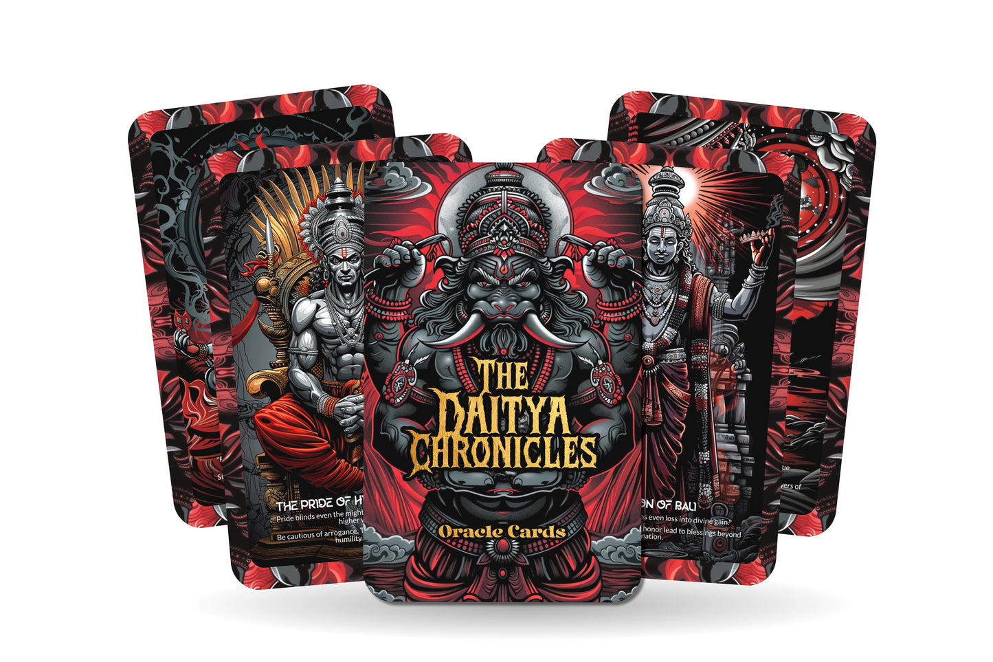The Daitya Chronicles – A Mythic Demon Oracle Deck – 22 Oracle Cards – Tales of Asura Lineage