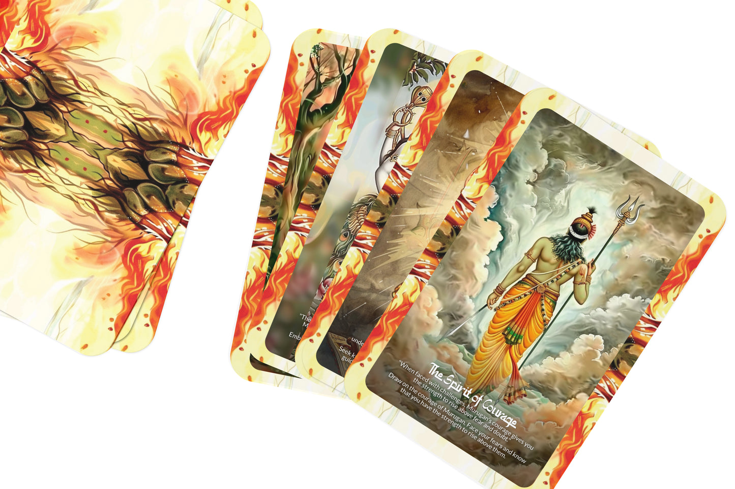Sundara Murugan Oracle: Embark on a journey of spiritual growth and self-discovery with this 22-card deck, inspired by the divine wisdom of Sundara Murugan.