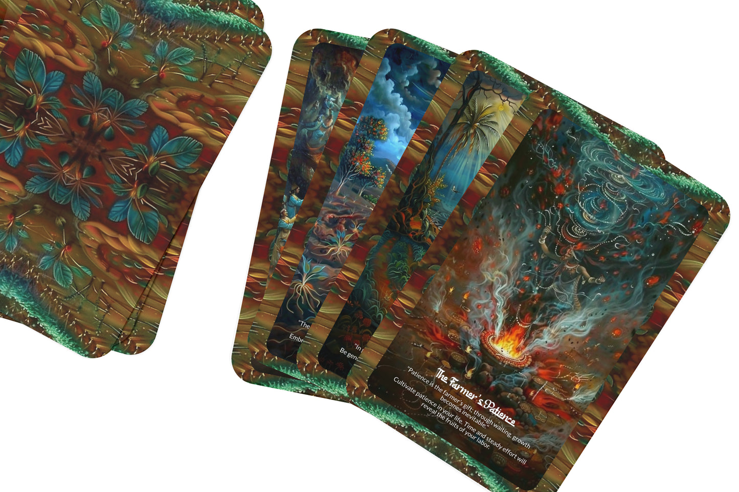 The Jhum Cultivation Ritual – A Sacred Land Oracle Deck – 22 Oracle Cards – Tribal Earth Wisdom of the Northeast