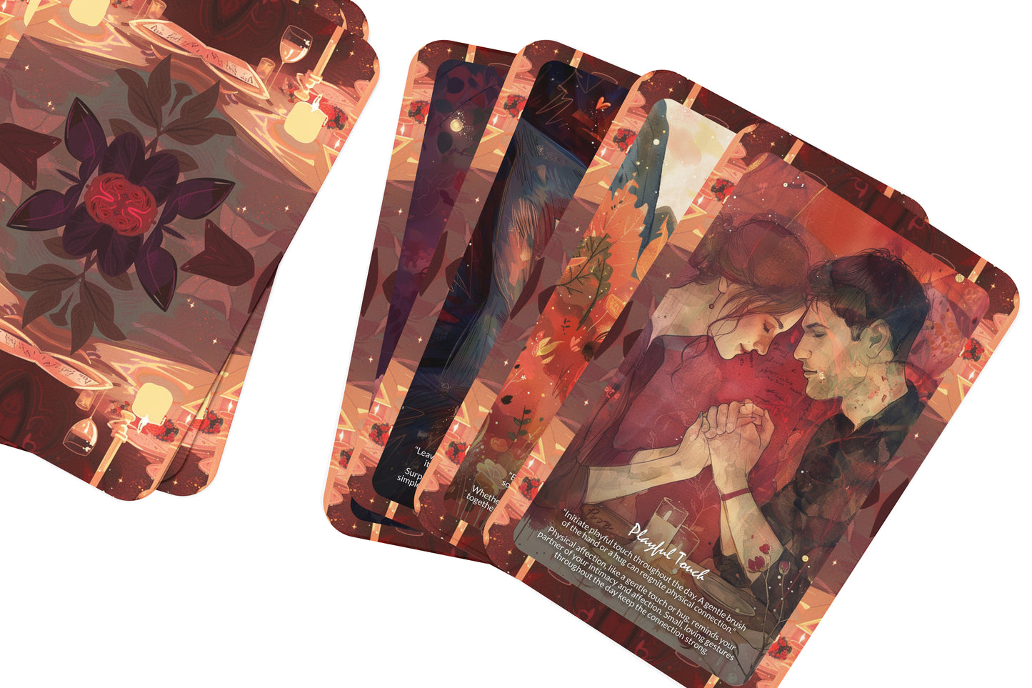 Rekindling Romance Oracle – Reignite Passion & Intimacy – Reconnect With Heart & Soul 22-Card Deck