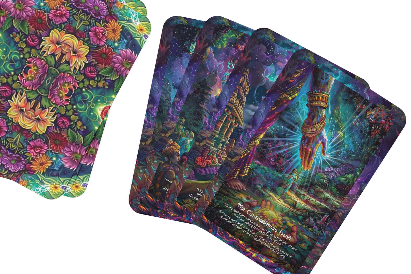 Path of Seva Selfless Service Oracle: Cultivate compassion and kindness with this 22-card deck, inspiring a life of purpose and meaning through selfless service.