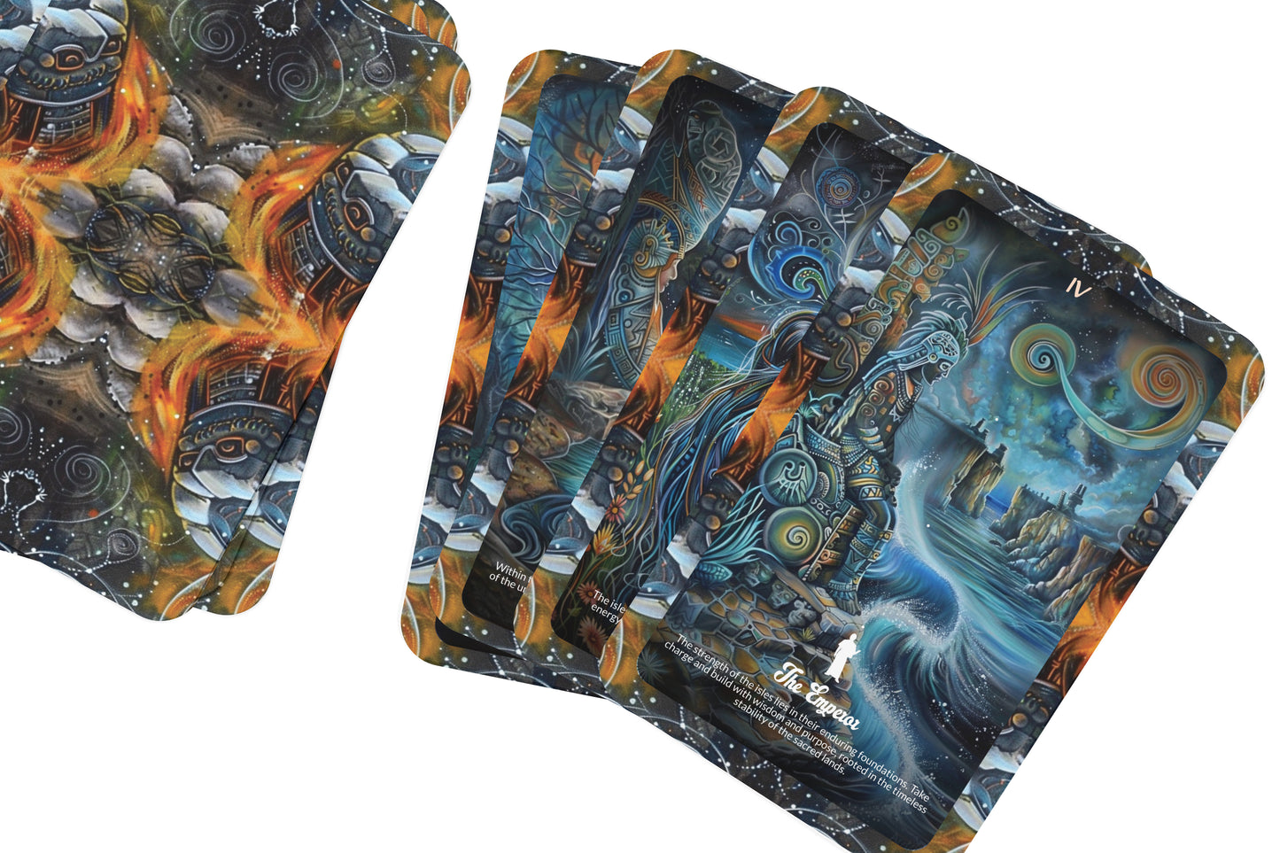 The Ancient Isles Tarot - Major Arcana - Navigate the Waters of Time - Discovery and Reflection