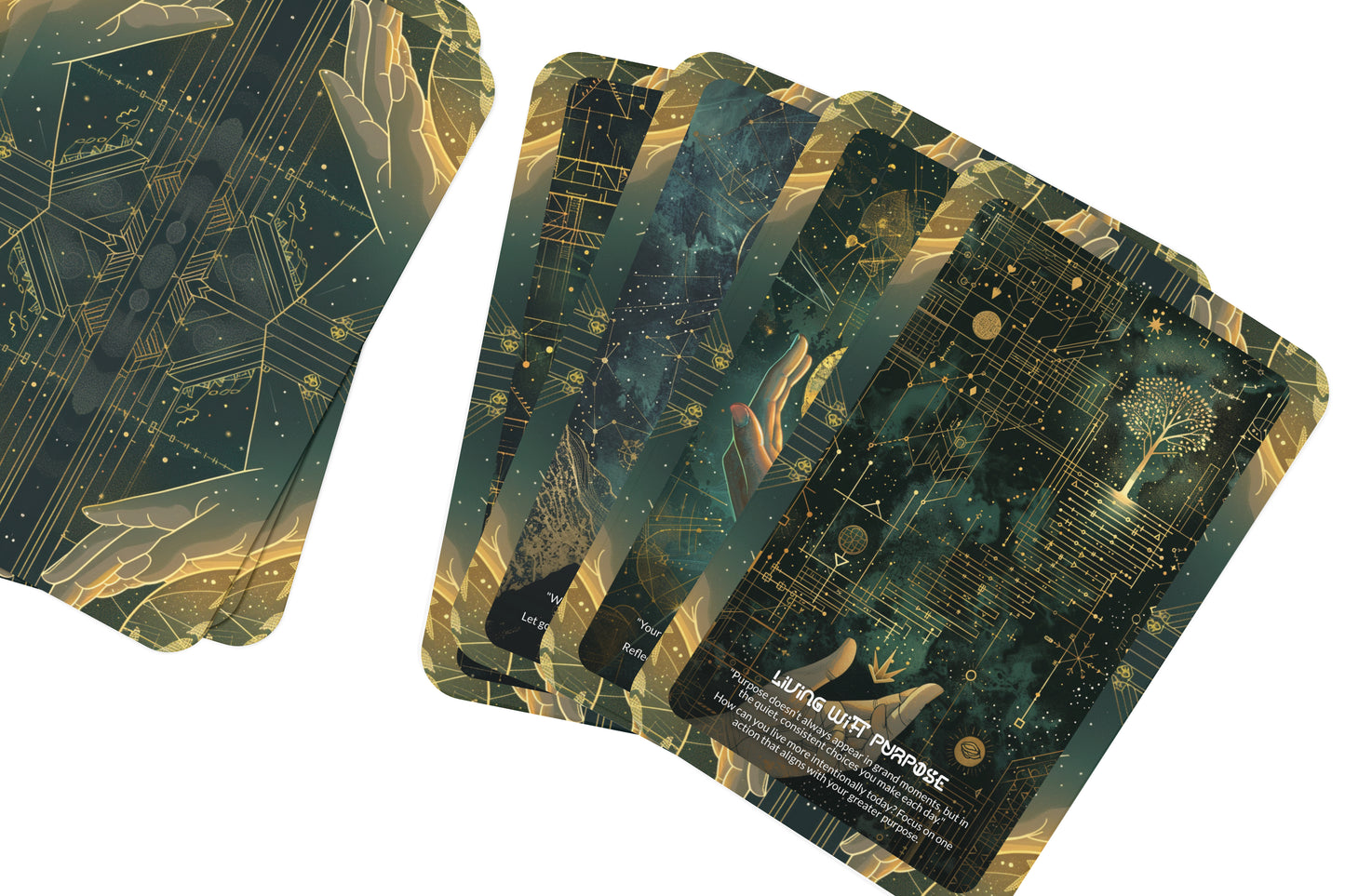 Purpose & Legacy Vision Deck – Live With Intention – Define Your Path & Life Mission 22-Card Deck