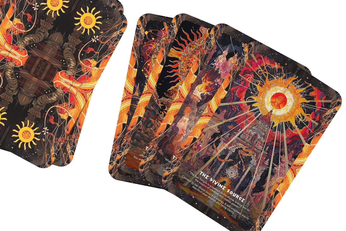 The Keeper of the Sun Temple – A Solar Spirit Oracle Deck – 22 Oracle Cards – Konark’s Divine Light