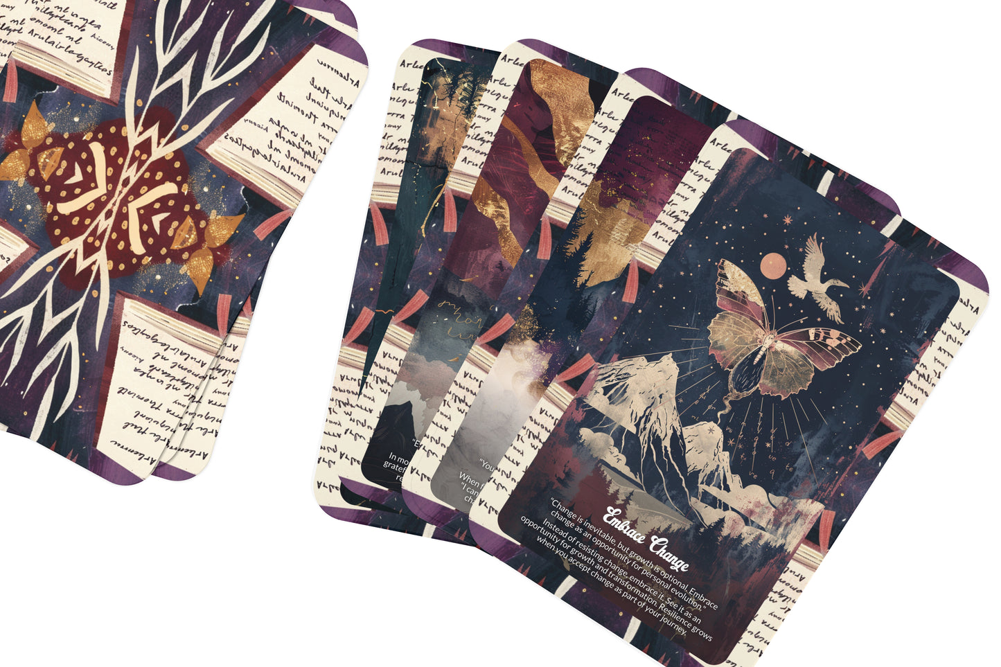 Resilience Builder Cards – Cultivate Inner Strength – Bounce Back From Life’s Challenges 22-Card Deck