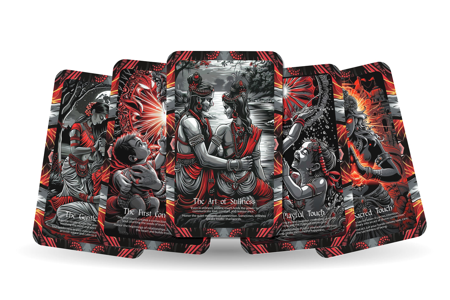 The Art of Touch Oracle: Nurture your sense of touch and connection with this 22-card deck, inspiring intimacy, compassion, and self-love.