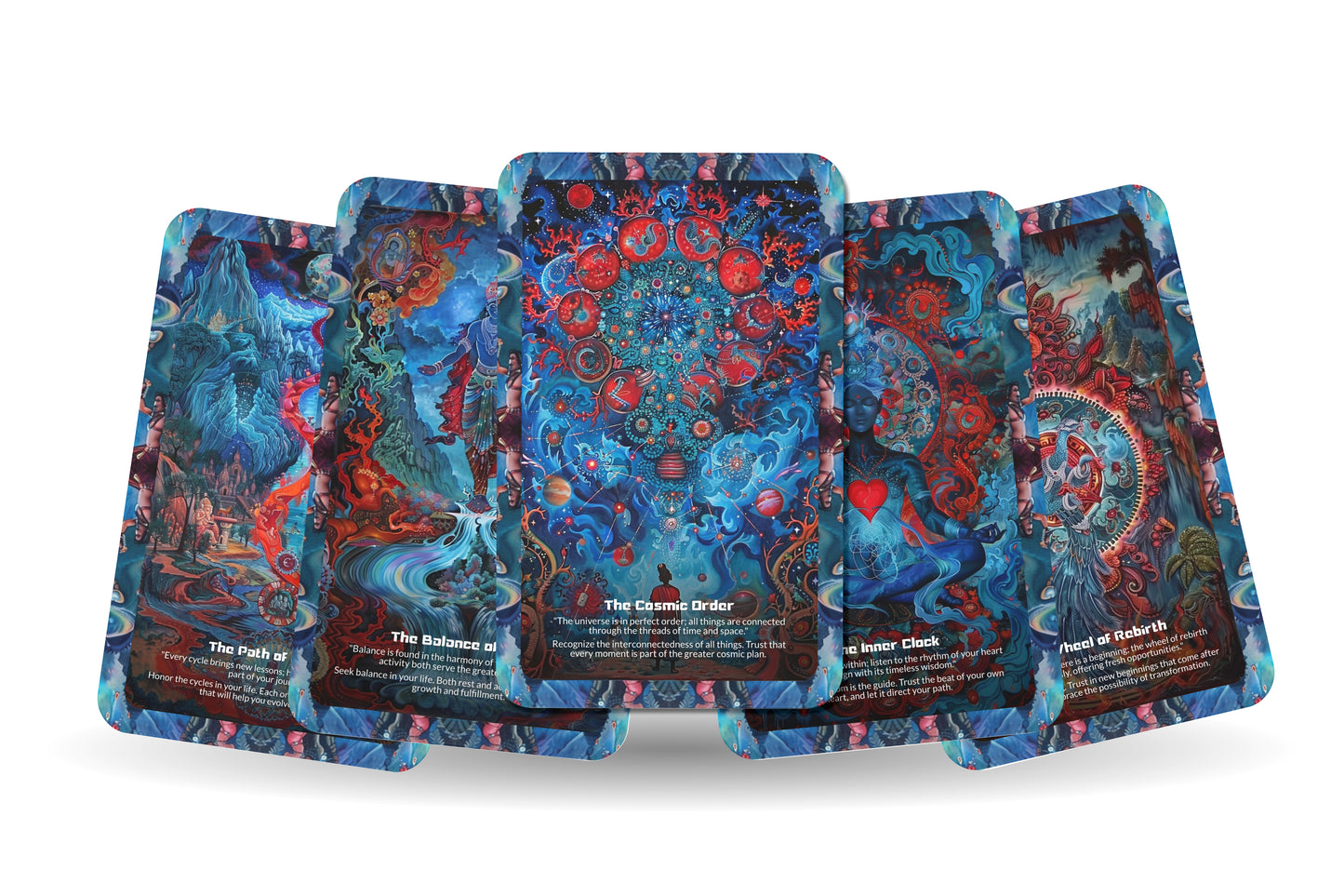 The Kalachakra Oracle – A Time Wheel Divination Deck – 22 Oracle Cards – Tantric Wisdom of the Cosmos