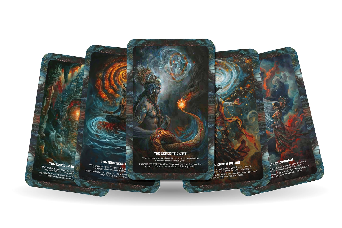 The Prophecy of Patal Bhairavi – A Dark Goddess Oracle Deck – 22 Oracle Cards – Andhra Pradesh’s Tantric Power