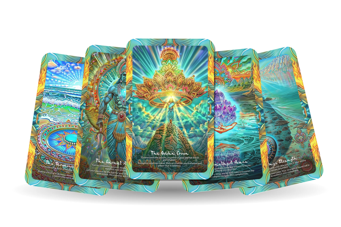 The Jewel of India – A Divine Beauty Oracle Deck – 22 Oracle Cards – Sacred Soul of Bharatvarsha