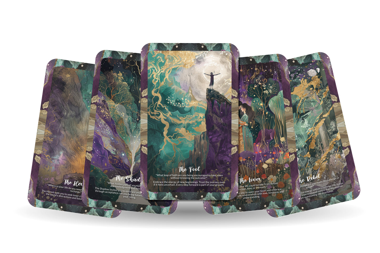 Archetypes of Growth & Change – Embrace Evolution – Journey Through Life’s Shifting Patterns 22-Card Deck