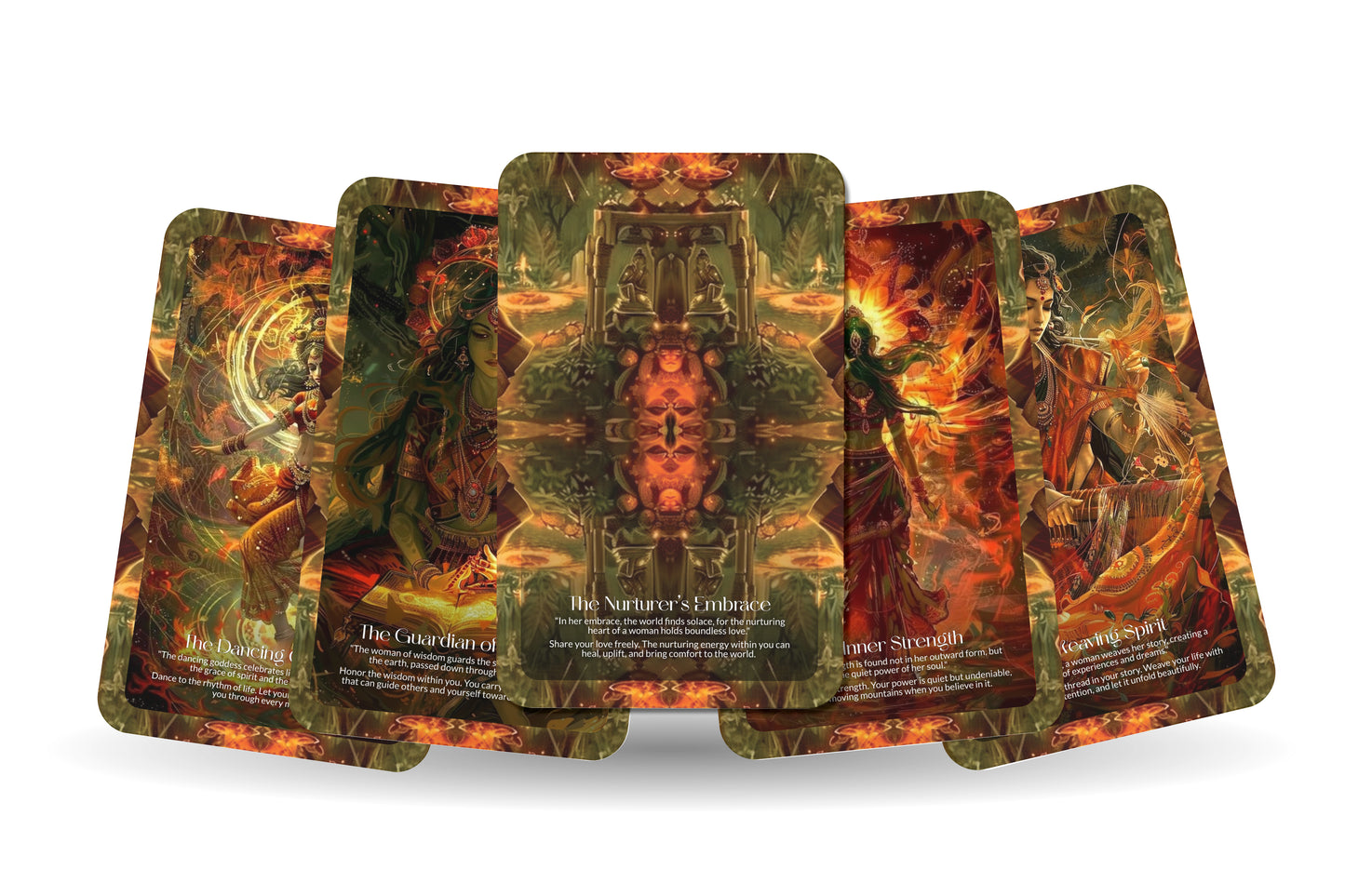 The Beauty of Nari Oracle: Celebrate the divine feminine with this 22-card deck, guiding you on a journey of self-love, empowerment, and spiritual growth.