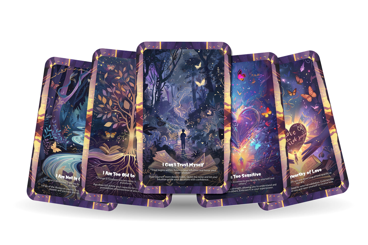 Inner Narratives Transformation Deck – Reframe Your Story – Shadow Work & Empowered Identity 22-Card Deck