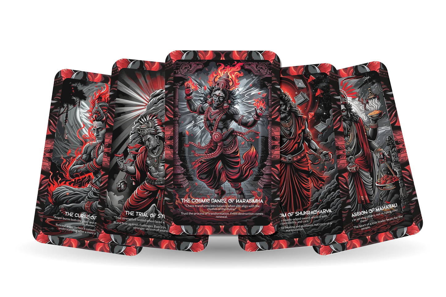 The Daitya Chronicles – A Mythic Demon Oracle Deck – 22 Oracle Cards – Tales of Asura Lineage